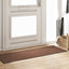 Dørmåtte Brun og sort 60 x 180 cm 100% polyamid