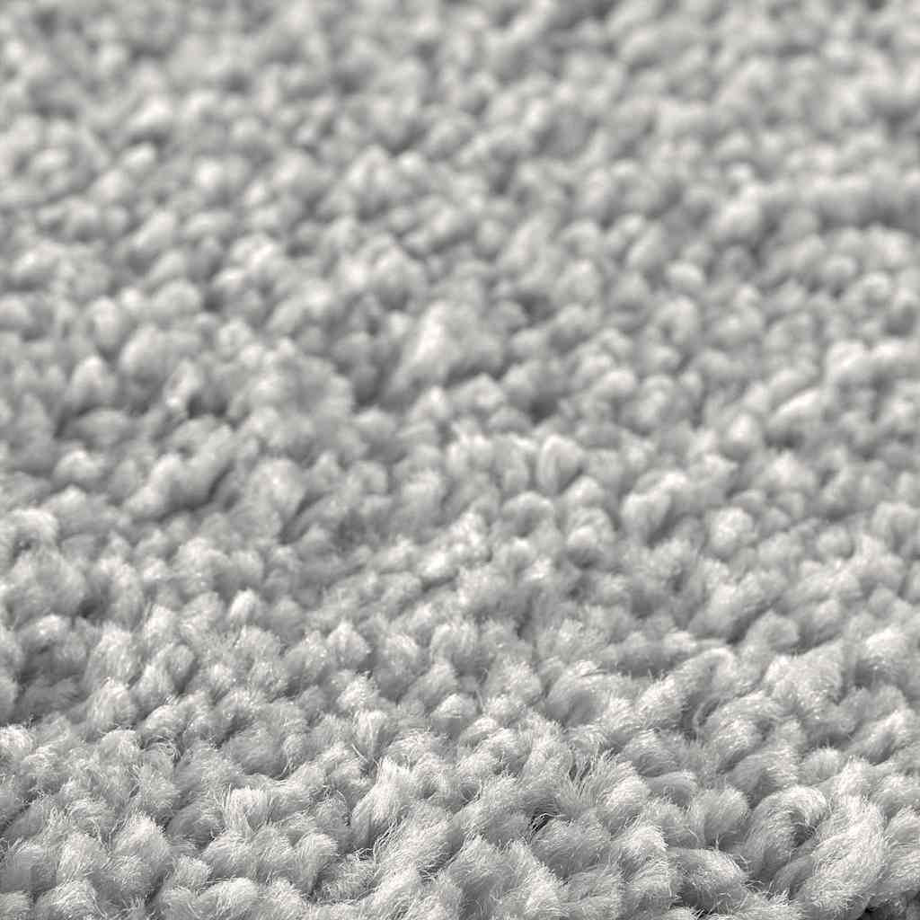 Anti-slip Shaggy tæppe Grå 120 x 120 cm PP