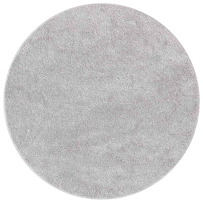 Anti-slip Shaggy tæppe Grå 120 x 120 cm PP