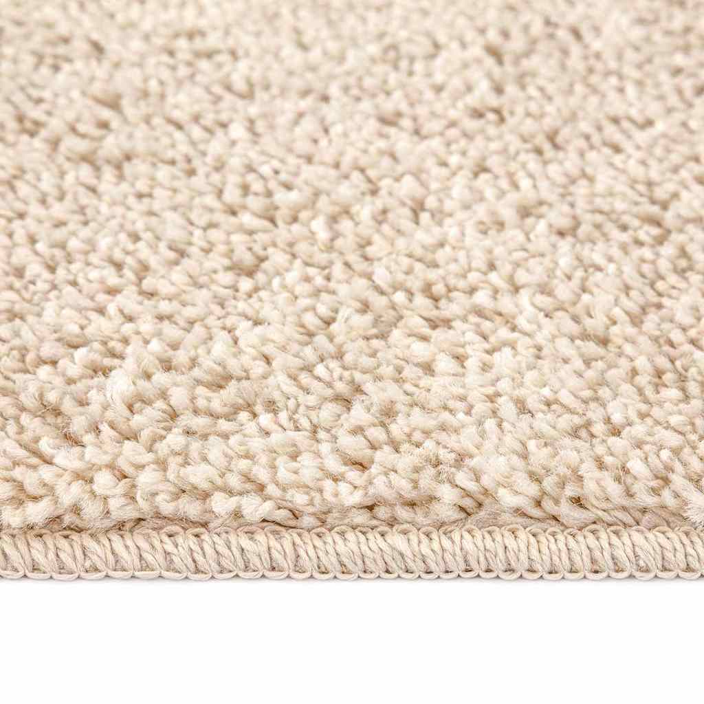 Anti-slip Shaggy tæppe Cremefarvet 200 x 200 cm PP