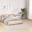 Anti-slip Shaggy tæppe Creme 200 x 200 cm PP
