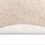 Anti-slip Shaggy tæppe Cremefarvet 120 x 120 cm PP