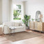 Anti-slip Shaggy tæppe Brun 160 x 230 cm PP