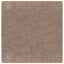 Anti-slip Shaggy tæppe Brun 200 x 200 cm PP