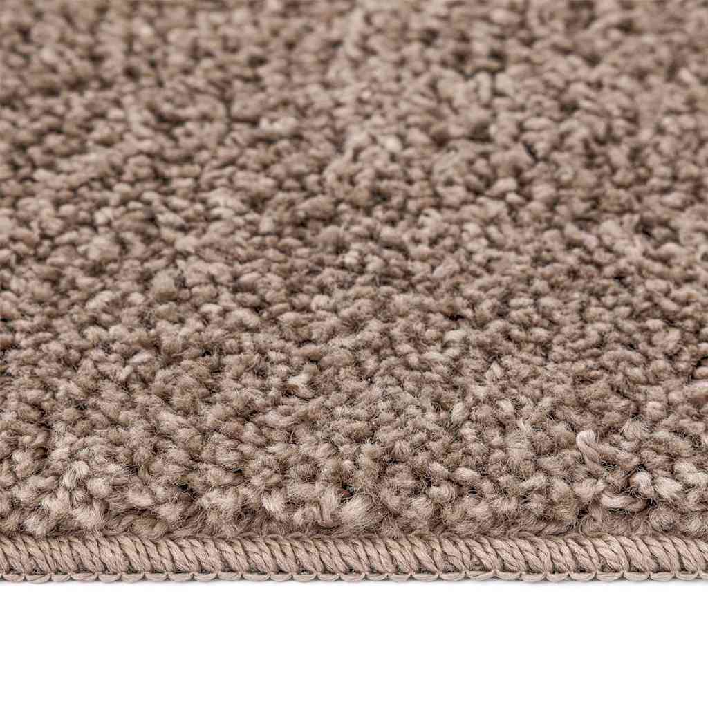 Anti-slip Shaggy tæppe Brun 200 x 290 cm PP