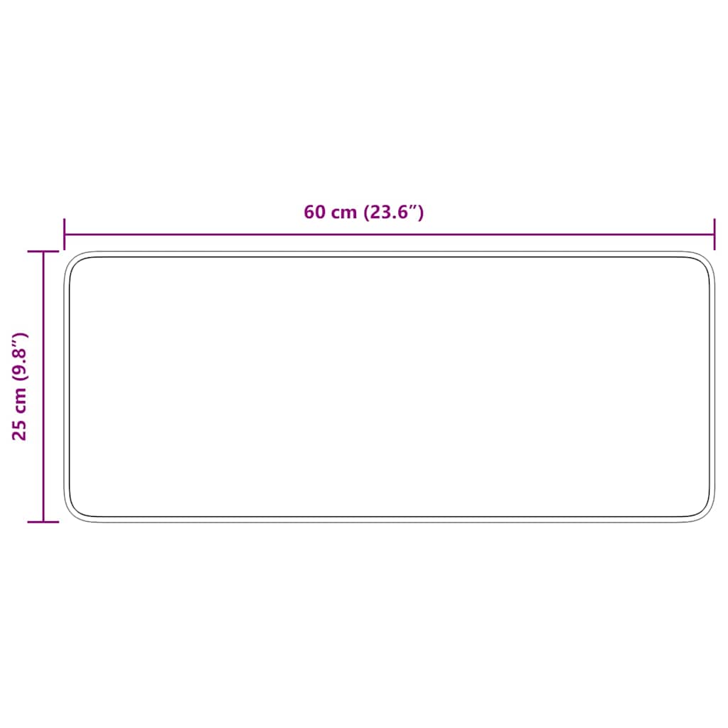 Skridsikre Trappemåtter Latex bagside 15 pcs Brun 60 x 25 cm PP