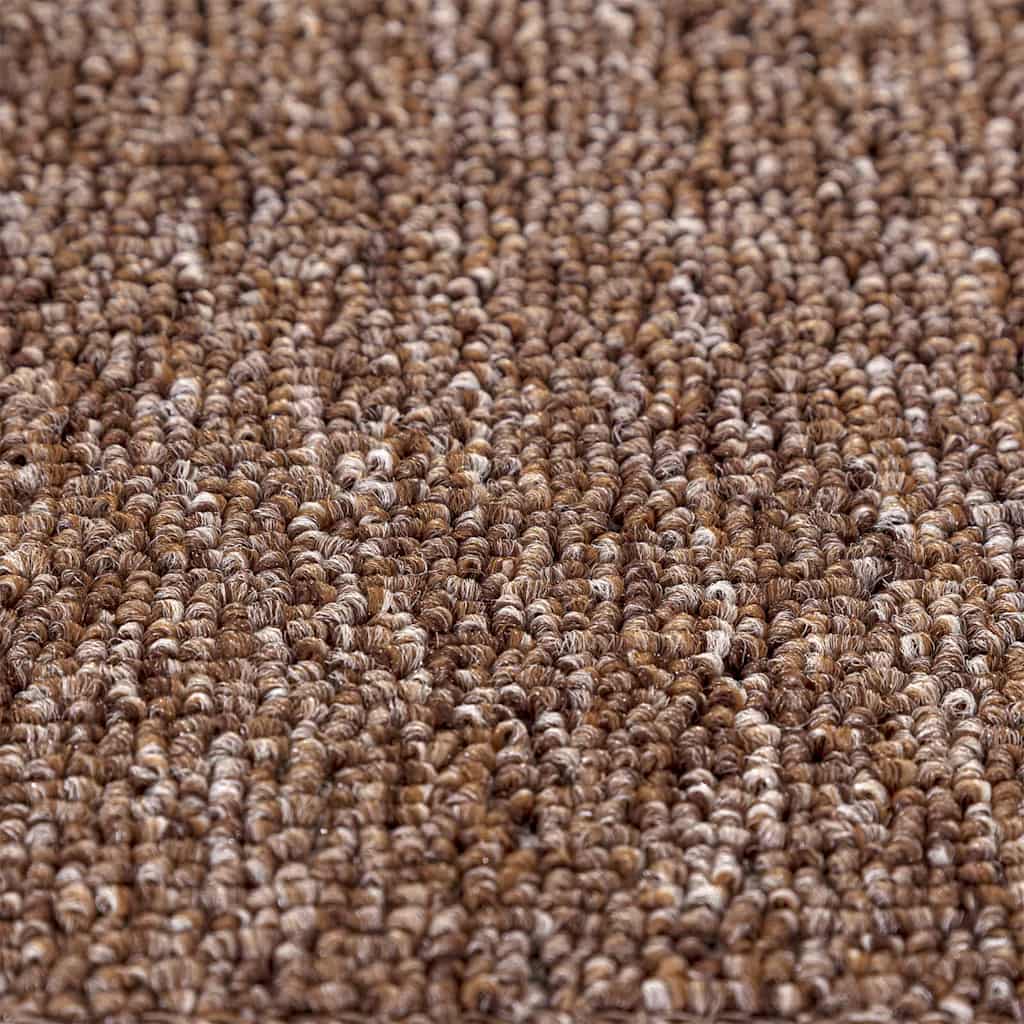 Skridsikre Trappemåtter Latex bagside 15 pcs Brun 75 x 20 cm PP