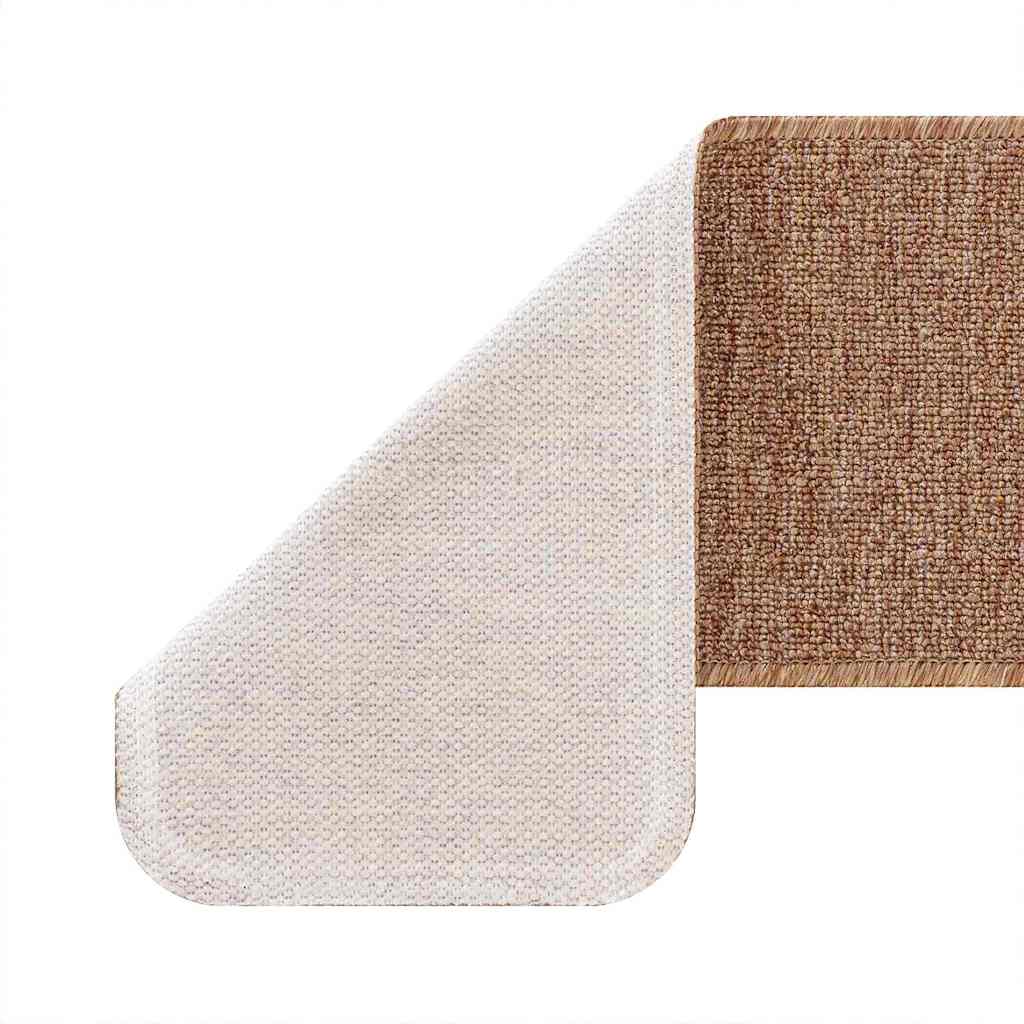 Skridsikre Trappemåtter Latex bagside 15 pcs Gul 60 x 25 cm PP