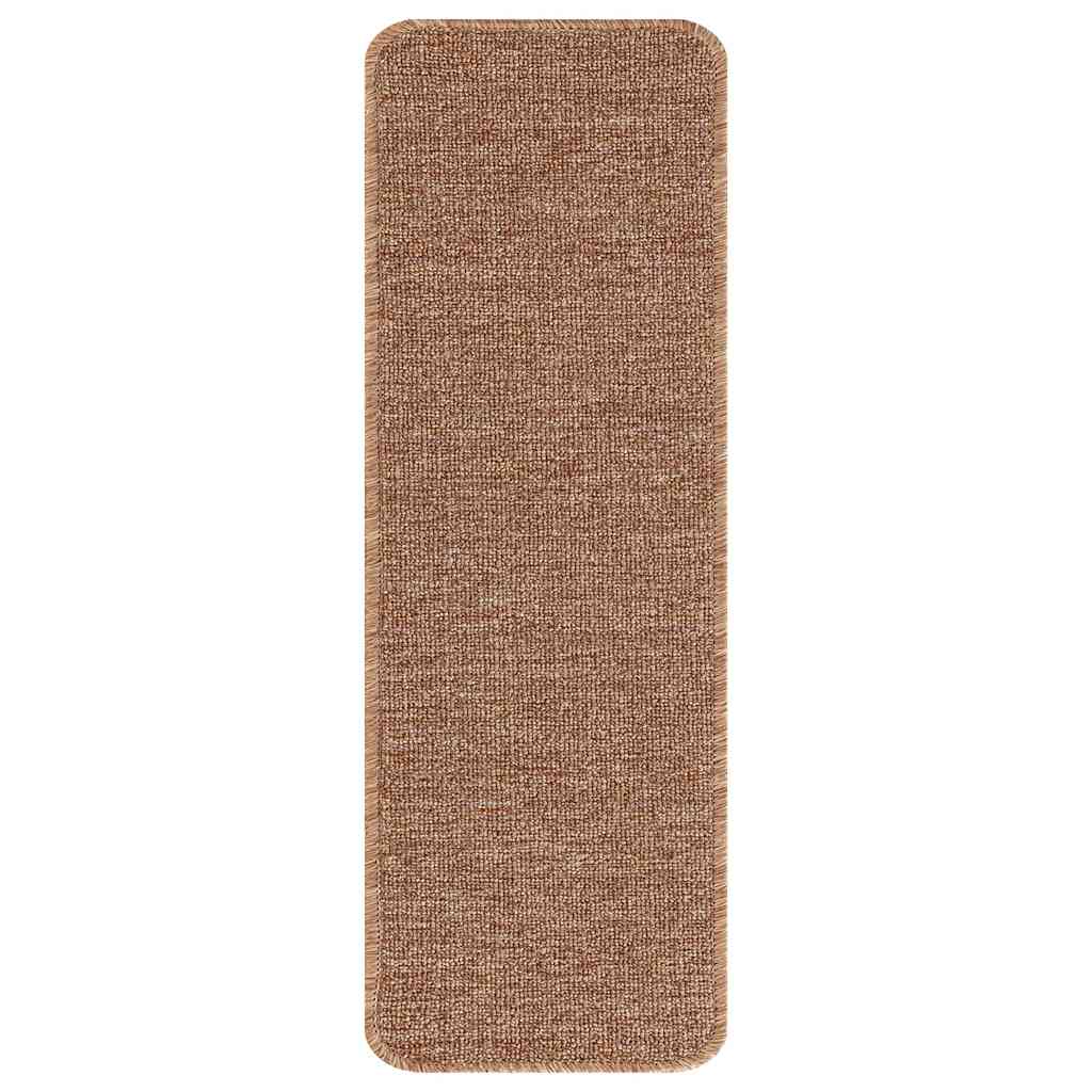 Skridsikre Trappemåtter Latex bagside 15 pcs Gul 60 x 25 cm PP