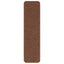 Skridsikre Trappemåtter Latex bagside 15 pcs Gul 75 x 20 cm PP