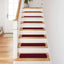 Skridsikre Trappemåtter 15 pcs Bordeaux 75 x 20 cm PP