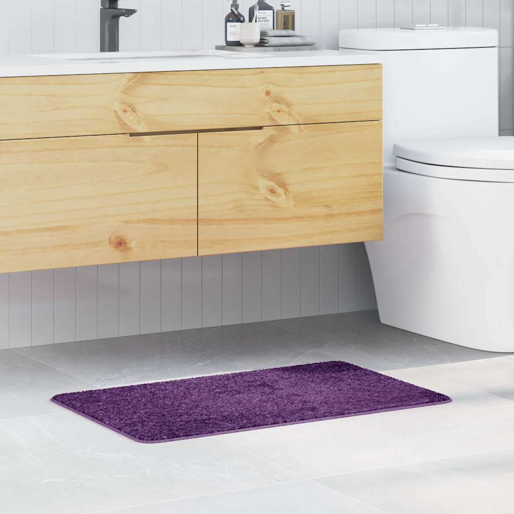 Antiskrid Badmåtte Lilla 50 x 80 cm PP billede