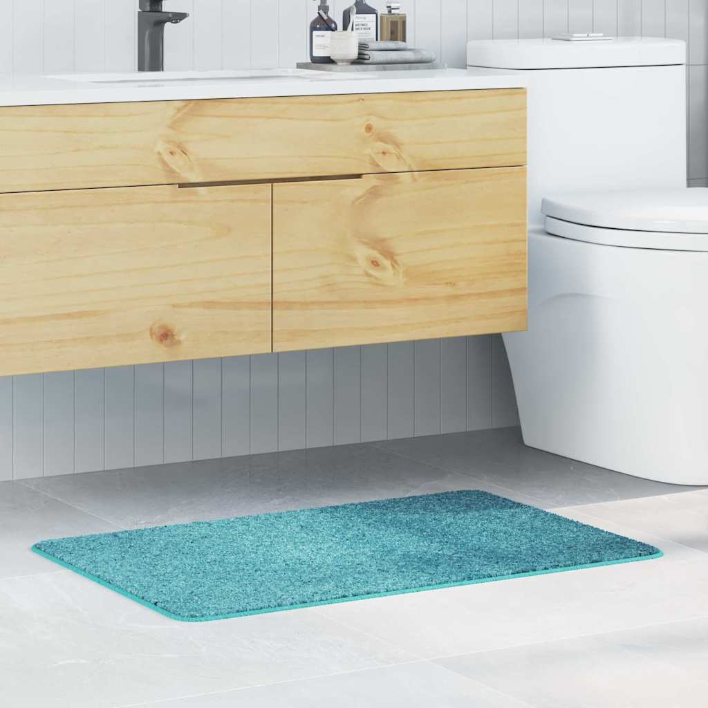 Antiskrid Badmåtte Turkis 60 x 90 cm PP billede