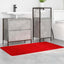 Antiskrid Badmåtte Rød 70 x 120 cm PP