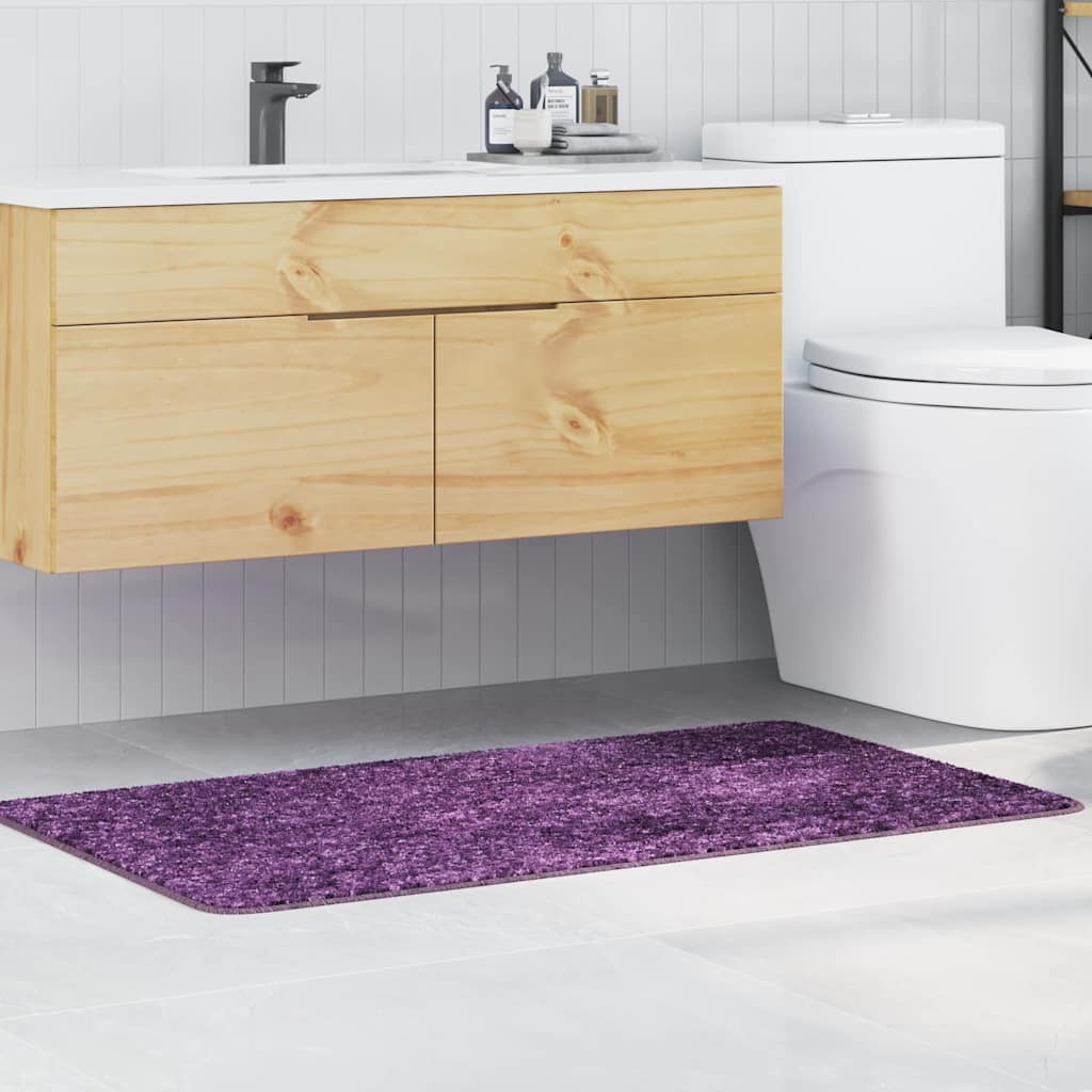Antiskrid Badmåtte Lilla 70 x 120 cm PP billede