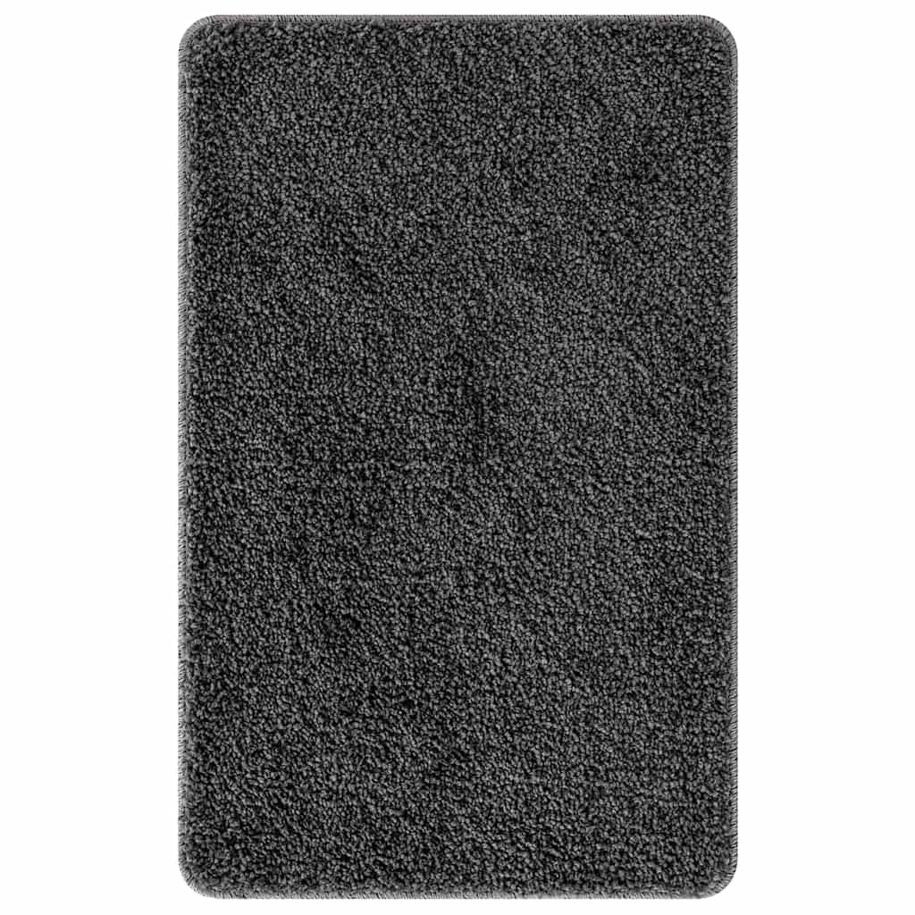 Anti-skid badevægs måttesæt 2 pcs Mørkegrå PP