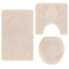 Anti-skid badevægs måttesæt 3 pcs Creme PP