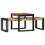 Sofabord 2 pcs Brun 48 x 40 x 40 cm Massivt mangotræ