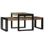 Sofabord 2 pcs Flerfarvet 48 x 40 x 40 cm Solid genbrugs træ