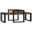 Sofabord 2 pcs Flerfarvet 48 x 40 x 40 cm Solid genbrugs træ
