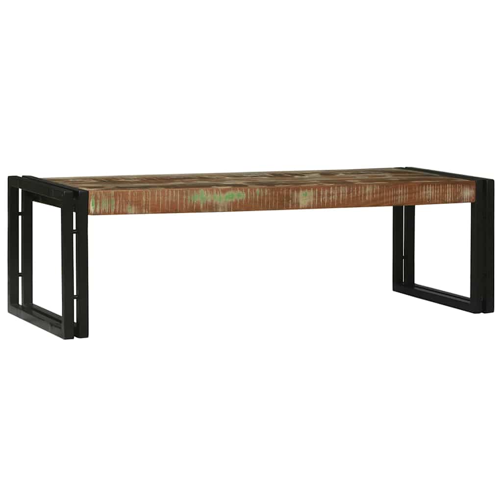 Sofabord 2 pcs Flerfarvet 48 x 40 x 40 cm Solid genbrugs træ