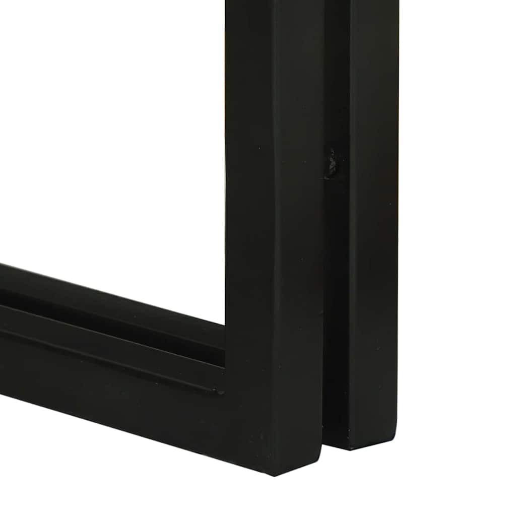 Nesting Bord 3 pcs Brun og sort Massiv genanvendt træ og metal