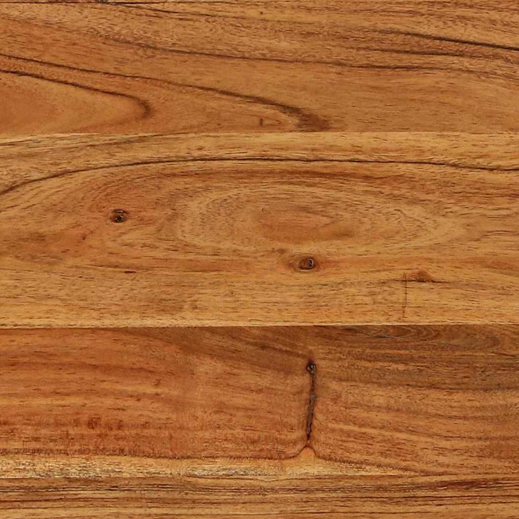 Konsolbord med hylde Brun 90 x 33 x 75 cm Massivt Akacietræ