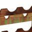 Vinfad Brun 60 x 45 x 33 cm Solid genvundet træ