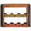 Vinfad Brun 60 x 45 x 33 cm Solid genvundet træ