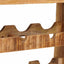 Vinfad Brun 80 x 45 x 33 cm Solid Grov Mango Træ