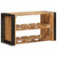 Vinfad Brun 80 x 45 x 33 cm Solid Grov Mango Træ