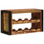 Vinfad Brun 80 x 45 x 33 cm Solid genvundet træ