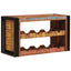 Vinfad Brun 80 x 45 x 33 cm Solid genvundet træ