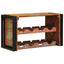 Vinfad Brun 80 x 45 x 33 cm Solid genvundet træ