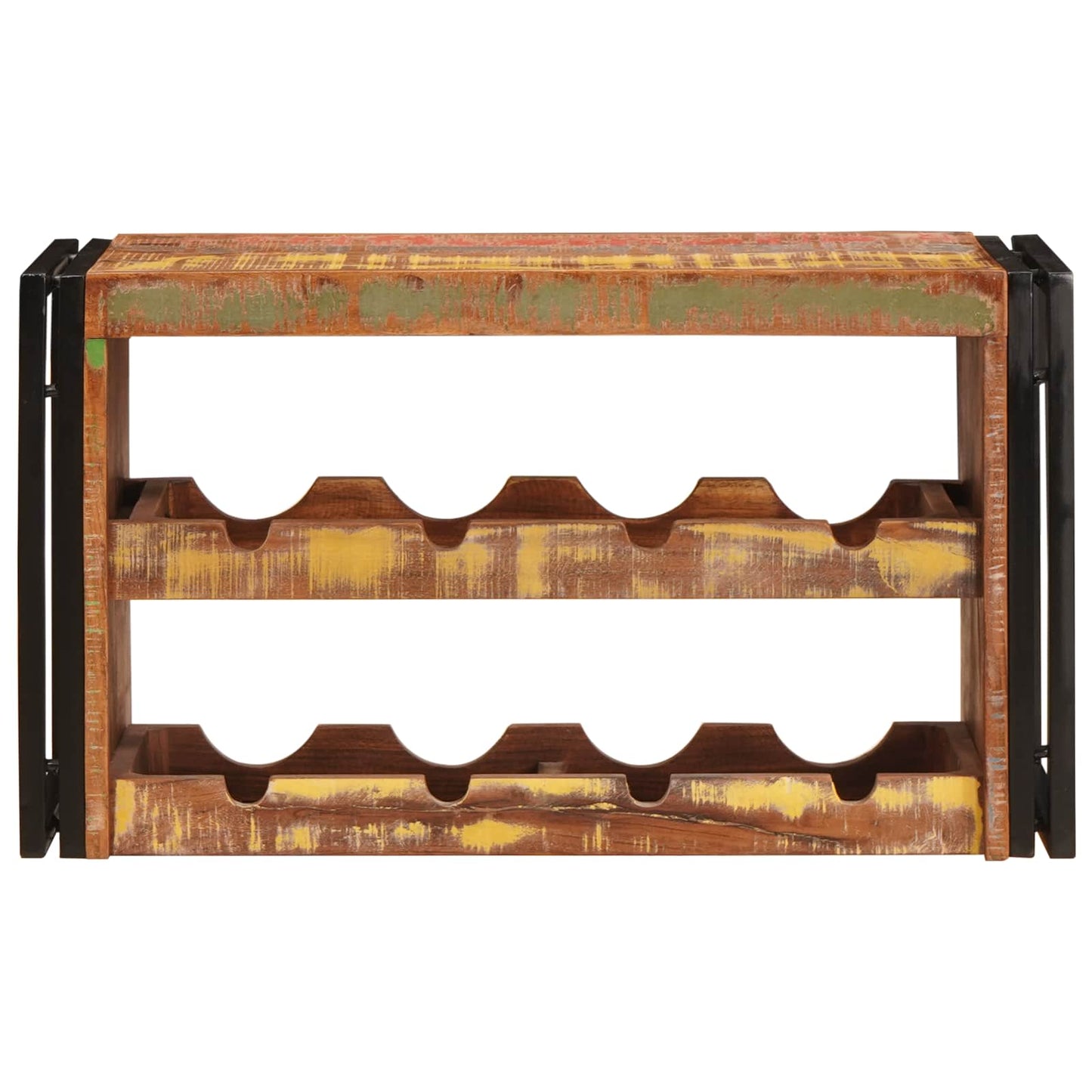 Vinfad Brun 80 x 45 x 33 cm Solid genvundet træ