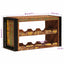 Vinfad Brun 80 x 45 x 33 cm Solid genvundet træ