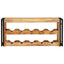 Vinfad Brun 100 x 45 x 33 cm Solid Grov Mango Træ