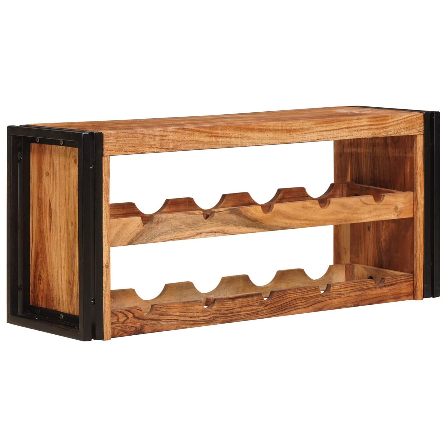 Vinfad Brun 100 x 45 x 33 cm Massivt Akacietræ