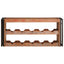 Vinfad Brun 100 x 45 x 33 cm Solid genvundet træ
