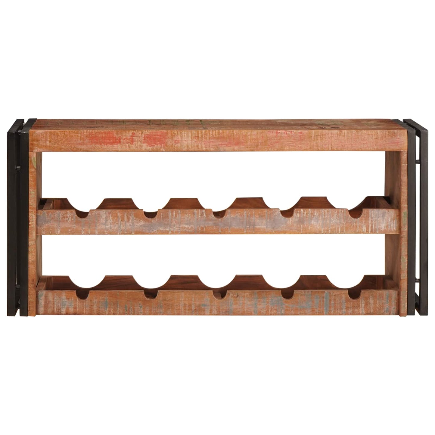Vinfad Brun 100 x 45 x 33 cm Solid genvundet træ