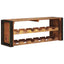 Vinfad Brun 120 x 45 x 33 cm Solid genvundet træ