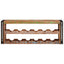 Vinfad Brun 120 x 45 x 33 cm Solid genvundet træ