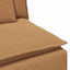 modulsofa med fodskammel og hynder beige
