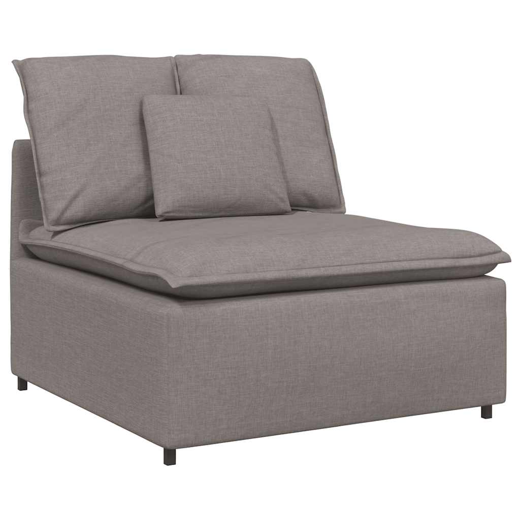 modulsofa med hynder gråbrun