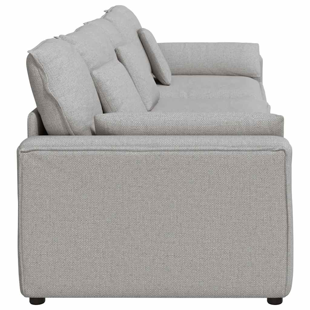 modulsofa med hynder skygrå