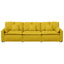 modulsofa med hynder gul