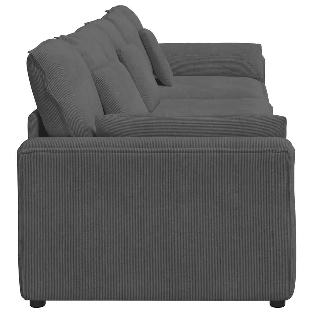 modulsofa med hynder mørkegrå