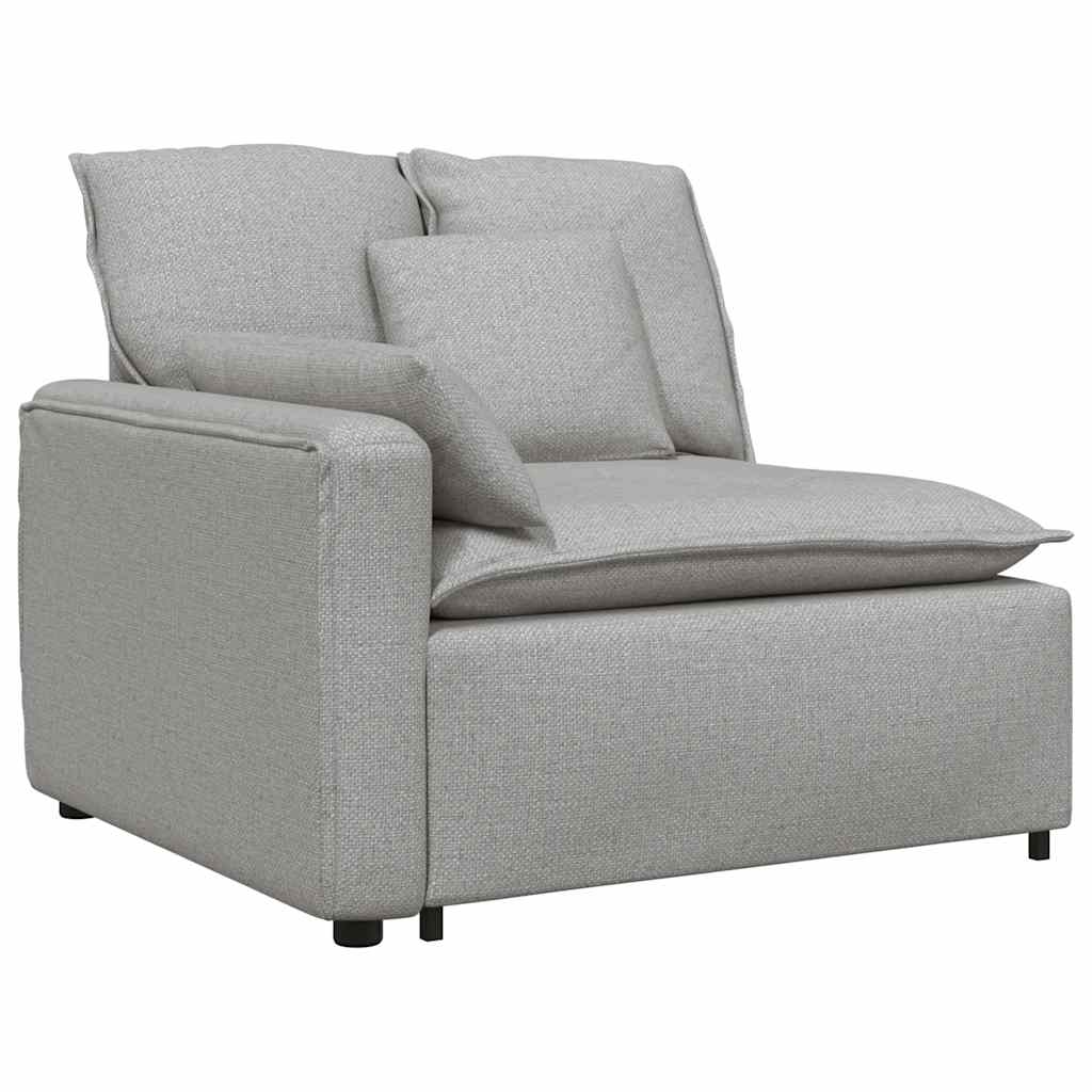 modulsofa med hynder skygrå