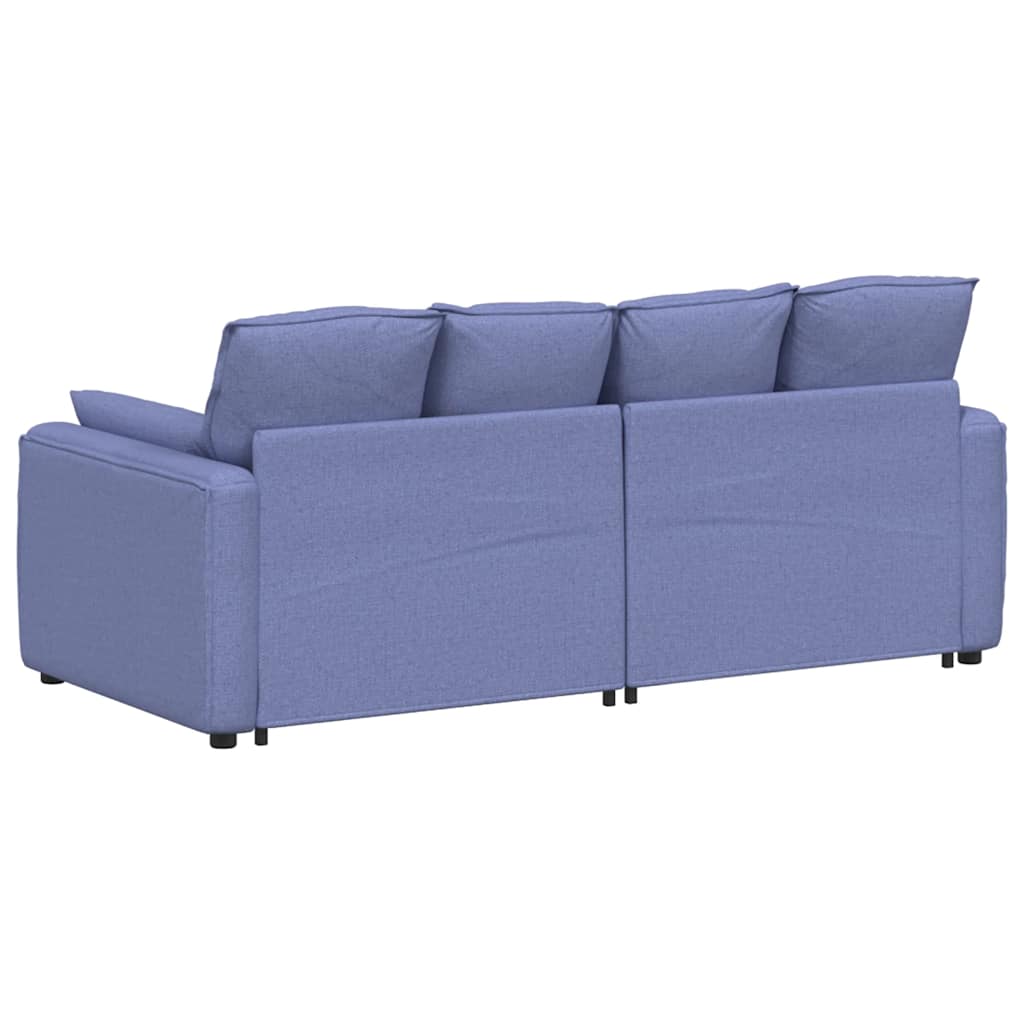 modulsofa med hynder jeansblå