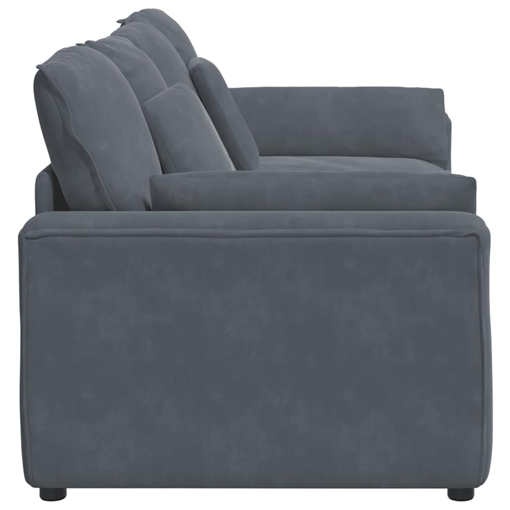 modulsofa med hynder mørkegrå